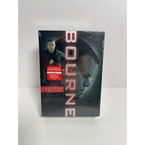 A5 The Bourne Trilogy (DVD, 2008, 3-Disc Set) Matt Damon New Sealed
